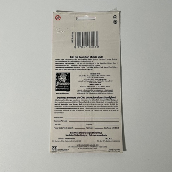 Vintage 2002 Sandylion Pearly Stickers Sealed Pack Mermaids Sea Animals (22M) - Picture 2 of 6